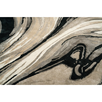 Alfombra BLUR BLACK (Colección Hecha a Mano)